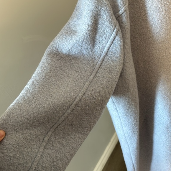 *Michel Studio size 2X boiled wool fully lined winter coat baby blue - Picture 4 of 10